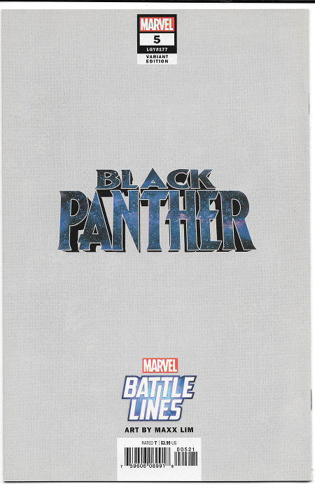 Black Panther 5 2018 battle Lines Cover VF