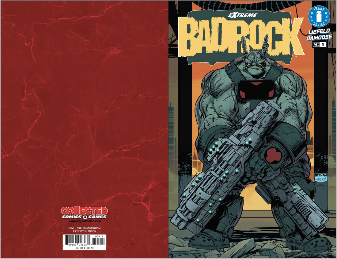 Badrock #1 Store Exclusive by Brian Denham Preorder Release date of 7/13/26 Level 3 Signed and remarqued by Brian Denham (Copy)