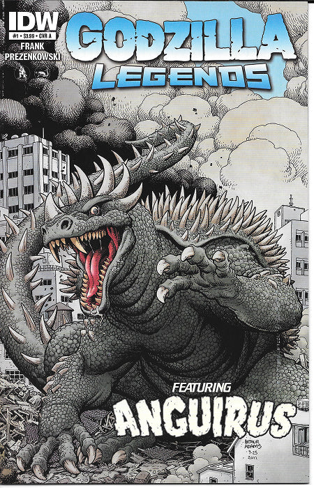 Godzilla Legends 1a Art Adams Cover NM