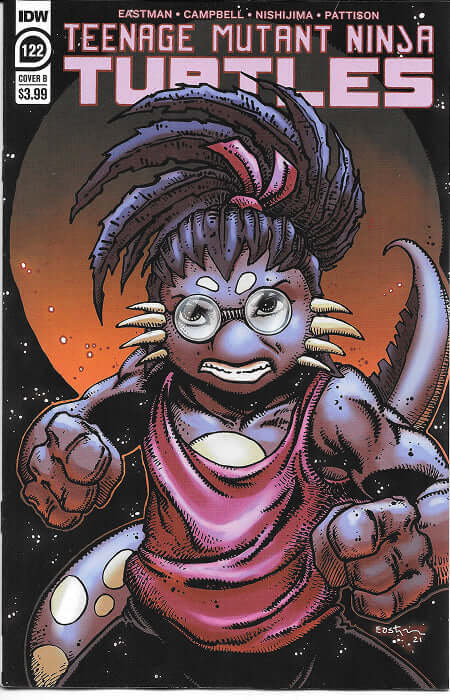 Teenage Mutant Ninja Turtles 122b Cover by Keven Eastman NM