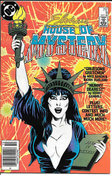 Elvira House of Mystery 8 VG
