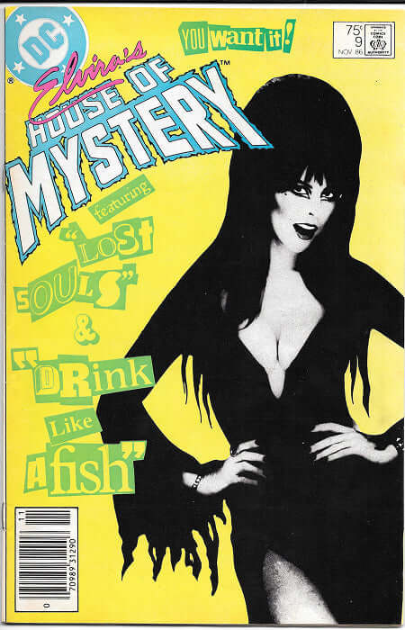 Elvira House of Mystery 9 VG