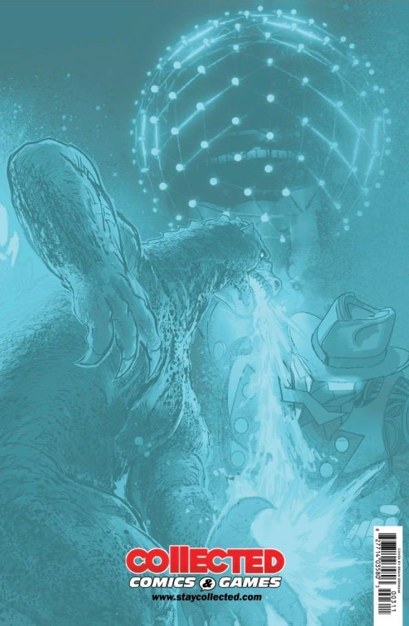 Godzilla vs Texas Store exclusive by Brian Denham Signed with a Remarque by cover artist